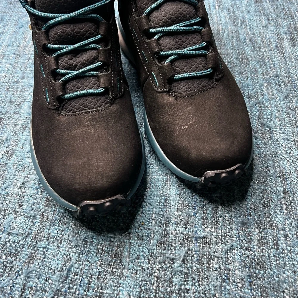 Forsake Range High Waterproof Leather Hiking Boots in Black Arctic Women's 8.5